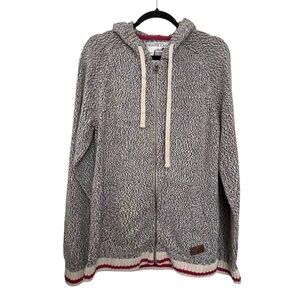 ROOTS Cabin Salt and Pepper Original Full Zip Hoodie M